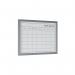 Bi-Office Magnetic Weekly Planner Whiteboard Grey Frame 60x40cm mm03000839 BQ05093