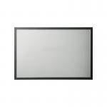 Bi-Office Silver Finish Magnetic Board Black Frame 60x45cm mm04100169 BQ05100