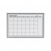 Bi-Office Magnetic Monthly Planner Whiteboard Grey Frame 60x40cm mm03062839 BQ05628