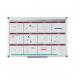 Bi-Office Maya 12 Month Magnetic Annual Planner 90x60cm GA0375170 BQ07357