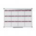 Bi-Office Maya 12 Month Magnetic Annual Planner 90x60cm GA0375170 BQ07357