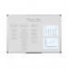 Bi-Office Maya Non-Magnetic Drywipe Whiteboard 2400x1200mm 9180015 BQ08470