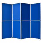 Bi-Office Display System 6 Panel Blue (Dimensions: 1020 x 750 x 50mm) DSP340116 BQ10341