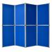 Bi-Office Display System 6 Panel Blue (Dimensions: 1020 x 750 x 50mm) DSP340116