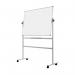 Bi-Office Revolving Whiteboard Lacquered Steel Surface 120x90cm QR0203 BQ10639