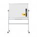 Bi-Office Revolving Whiteboard Lacquered Steel Surface 120x120cm QR0303 BQ10640