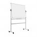 Bi-Office Revolving Whiteboard Lacquered Steel Surface 120x120cm QR0303 BQ10640