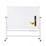 Bi-Office Revolving Whiteboard Lacquered Steel Surface 180x120cm QR0503 BQ10641