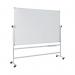 Bi-Office Revolving Whiteboard Lacquered Steel Surface 180x120cm QR0503 BQ10641