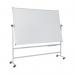 Bi-Office Revolving Whiteboard Lacquered Steel Surface 180x120cm QR0503 BQ10641