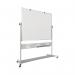 Bi-Office Evolution Mobile Board Lacquered Steel Surface 120x90cm QR5203GR BQ10653