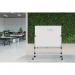 Earth Mobile Revolving Non-Magnetic Whiteboard 150x120cm RQR0421 BQ10692
