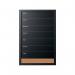 Bi-Office BlackWhite Message Boards Black Frame (Pack of 3) SOR-033 BQ10914