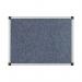 Bi-Office Maya Fire Retardant Noticeboard Grey Aluminium Frame 180x120cm SA2702170 BQ11006