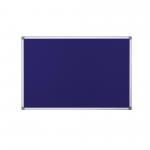 Bi-Office Maya Fire Retardant Noticeboard Blue Aluminium Frame 150x120cm SA1201170 BQ11011