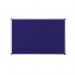 Bi-Office Maya Fire Retardant Noticeboard Blue Aluminium Frame 150x120cm SA1201170 BQ11011