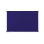 Bi-Office Maya Fire Retardant Noticeboard Blue Aluminium Frame 240x120cm SA2101170 BQ11021