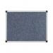 Bi-Office Maya Fire Retardant Noticeboard Grey Aluminium Frame 240x120cm SA2102170 BQ11072