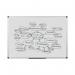 Bi-Office Maya Non-Magnetic Melamine Whiteboard 1500x1000mm MA1512170 BQ11151