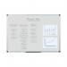 Bi-Office Maya Whiteboard Lacquered Steel Surface 150x100cm MA1507170 BQ11157