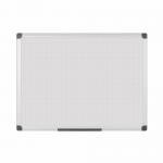 Bi-Office Maya Gridded Whiteboard Lacquered Steel Surface 240x120cm MA2147170 BQ11214