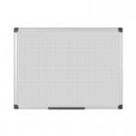 Bi-Office Maya Gridded Whiteboard Lacquered Steel Surface 240x120cm MA2147170 BQ11214