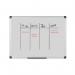 Bi-Office Maya Gridded Whiteboard Lacquered Steel Surface 240x120cm MA2147170 BQ11214