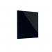 Bi-Office Glass Magnetic Board Black Surface Frameless 48x48cm GL150201 BQ11341