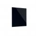 Bi-Office Glass Magnetic Board Black Surface Frameless 48x48cm GL150201 BQ11341