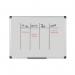 Bi-Office Maya Magnetic Whiteboard Gridded 900x600mm MA0347170 BQ11377