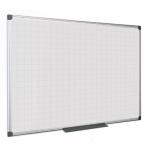 Bi-Office Maya Magnetic Whiteboard Gridded 900x600mm MA0347170 BQ11377