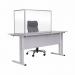 Bi-Office Duo Glass Board 900x600 Aluminium GL07209101 BQ11435