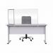 Bi-Office Duo Glass Board 900x600 Aluminium GL07209101 BQ11435