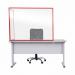 Bi-Office Duo Glass Board 1200x900 3mm Red GL08209201 BQ11439