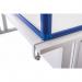 Bi-Office Duo Glass Board 900x600 3mm Blue GL07209301 BQ11440