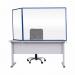 Bi-Office Duo Glass Board 1200x900 3mm Blue GL08209301 BQ11441