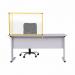 Bi-Office Duo Glass Board 900x600 Yellow GL07209401 BQ11442