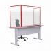 Bi-Office Trio Transparent Board 900x6002 3mm Red GL07219201 BQ11450
