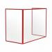 Bi-Office Trio Transparent Board 1200x9002 3mm Red GL08219201 BQ11451