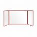 Bi-Office Trio Transparent Board 1200x9002 3mm Red GL08219201 BQ11451