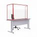 Bi-Office Trio Transparent Board 1200x9002 3mm Red GL08219201 BQ11451