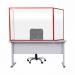 Bi-Office Trio Transparent Board 1200x9002 3mm Red GL08219201 BQ11451