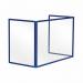 Bi-Office Trio Transparent Board 900x6002 3mm Blue GL07219301 BQ11452