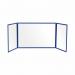 Bi-Office Trio Transparent Board 900x6002 3mm Blue GL07219301 BQ11452
