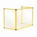 Bi-Office Trio Transparent Board 900x6002 3mm Yellow GL07219401 BQ11453
