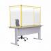 Bi-Office Trio Transparent Board 900x6002 3mm Yellow GL07219401 BQ11453