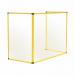 Bi-Office Trio Transparent Board 1200x9002 3mm Yellow GL08219401 BQ11454
