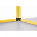 Bi-Office Trio Transparent Board 1200x9002 3mm Yellow GL08219401 BQ11454