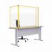 Bi-Office Trio Transparent Board 1200x9002 3mm Yellow GL08219401 BQ11454