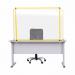 Bi-Office Trio Transparent Board 1200x9002 3mm Yellow GL08219401 BQ11454